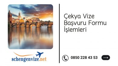 Çekya Vize Başvuru Formu İşlemleri