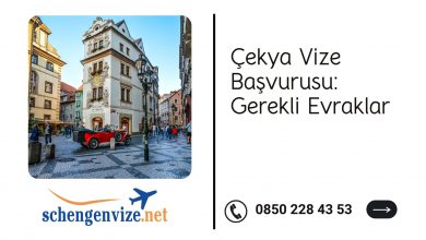 Çekya Vize Başvurusu: Gerekli Evraklar 2021