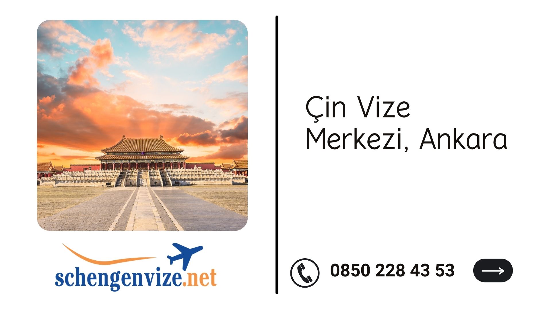 Çin Vize Merkezi, Ankara