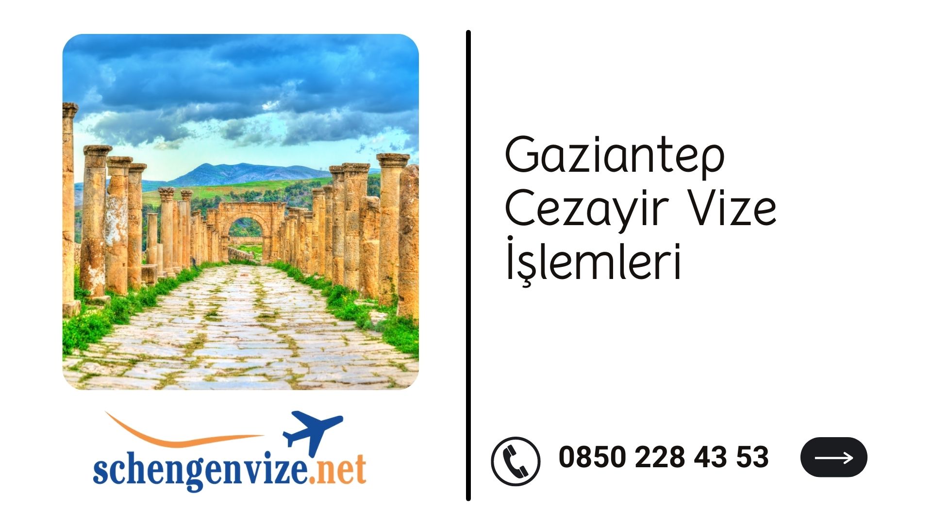 Gaziantep Cezayir Vize İşlemleri