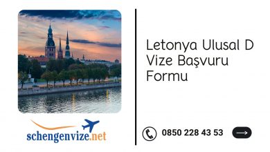 Letonya Ulusal D Vize Başvuru Formu