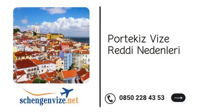 Portekiz Vize Reddi Nedenleri