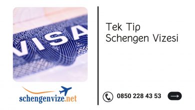 Tek Tip Schengen Vizesi